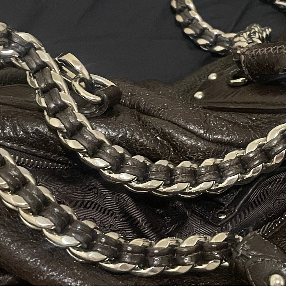 Authentic Vintage Prada Cervo Lux Bowling Bag - Picture 9 of 15